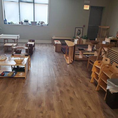 Montessori school cleaning