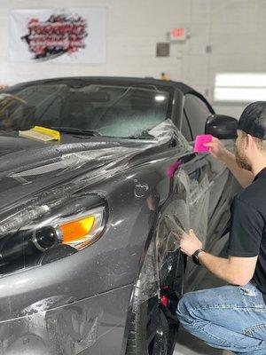 Save your paint from rock chips with a Paint Protection Film system!