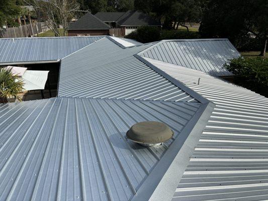 Convert your shingle roof to a durable metal roof.