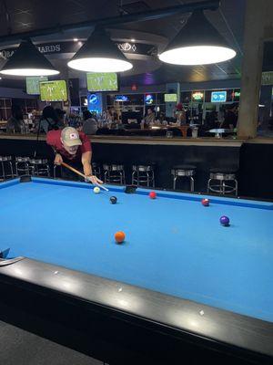 Pool Table and Bar