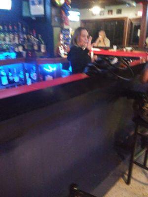 The bartender would not whare there mask. "Jewels" Absolutely no attention nor rules for covid. I will never go there again.