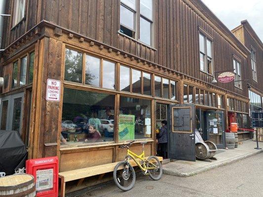 Outside Adjacent to the Telluride Brewery.