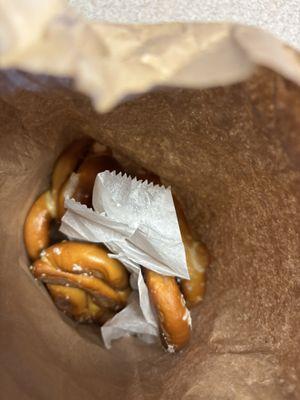 Bag of pretzels