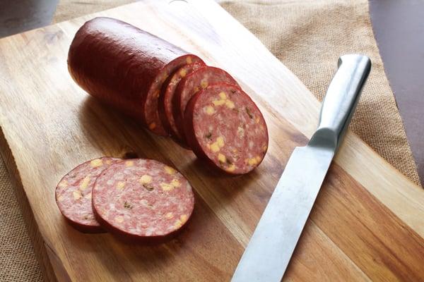 Make beef or venison summer sausage right at home. Try all of our delicious flavors and mix in one of our high temp cheeses!