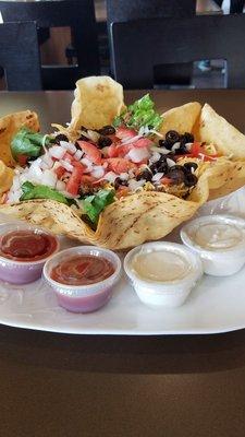 Taco salad, minus jalapenos.