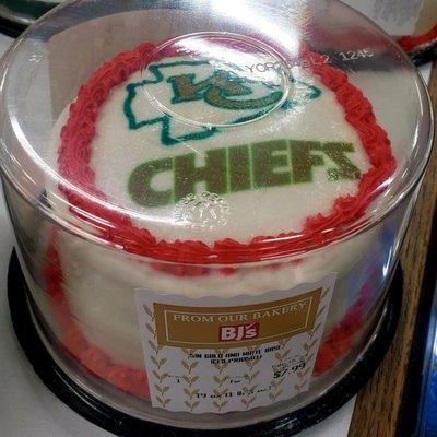 Superbowl Chiefs Cake