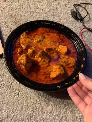 disgusting excuse of chicken tikka masala