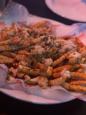 Lobster crab fries