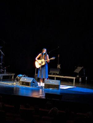 Jensen McRae opened the concert.   She is extremely talented.