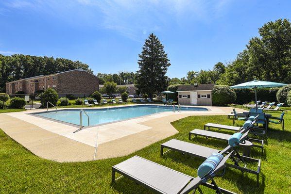 Pool with Lounge Chairs