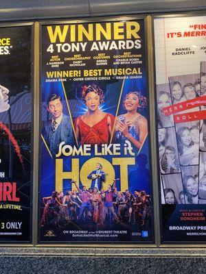 Poster in Shubert Alley