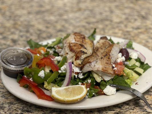 Mediterranean fish salad