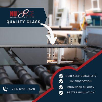 Our Glass is tempered to perfection. Meaning the glass is strong and safe. Not only is it strong but it also protects against UV light.