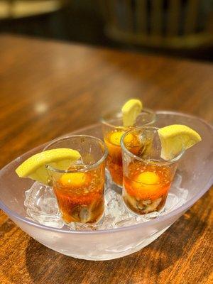 (3) Oyster Shooters