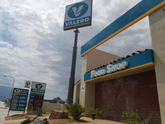 Really nice and inexpensive Valero gas station and food shop! Has everything...clean bathrooms too!