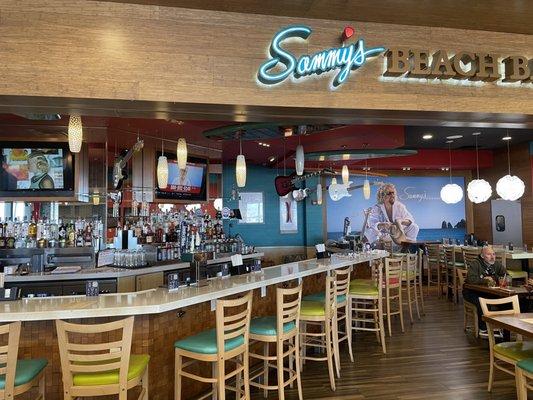 Sammy's Beach Bar by Sammy Haggar, at the snowy Cleveland Ohio Airport