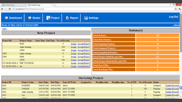 Project Management System