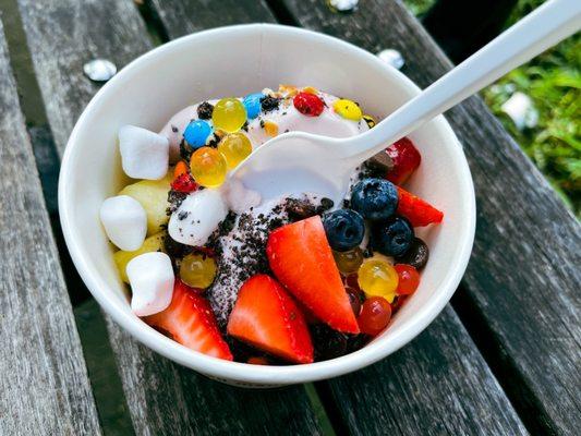 Icecream Bowl (fruits, icecream, candies etc.)