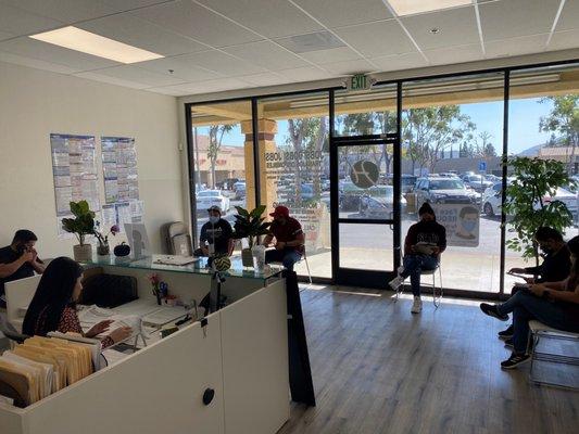 Our busy busy Fontana branch loaded with applicants!