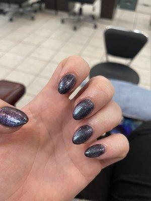 Sparkling chrome from previous appointment