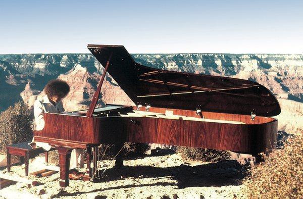 Flashback to that one time we moved a concert Grand Piano on a cliff at the Grand Canyon!