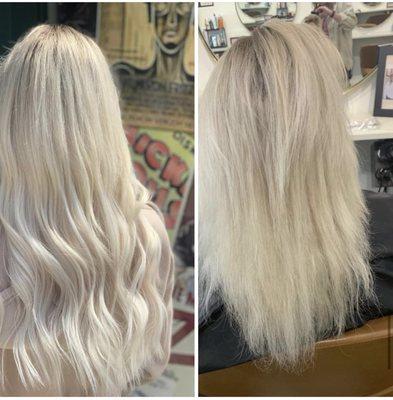 this summer blonde looks fierce
Hair by Kaitlyn