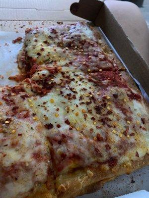 Slice of Sicilian Pizza