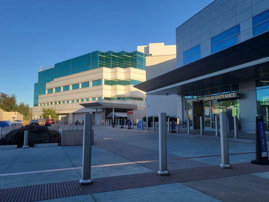 Main Entrance and passenger dropoff