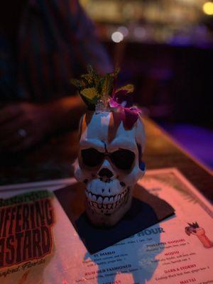 Skull and Crossbones cocktail