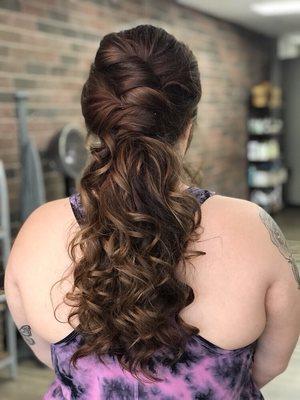 Prom updo