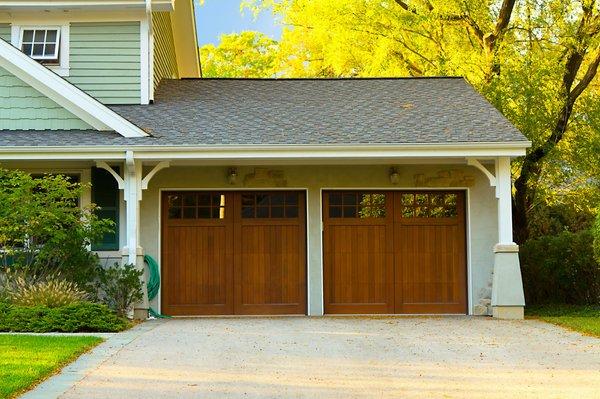 Overlay garage doors