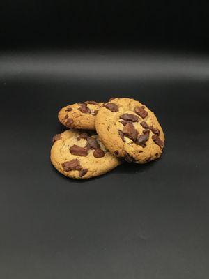 Triple chocolate chunk cookies are so delicious!