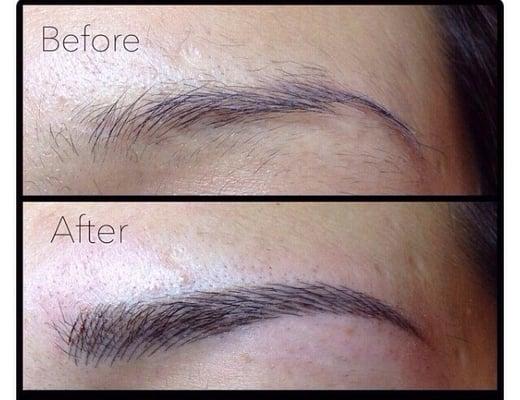 Sandra did a great job on my permanent eye brows !