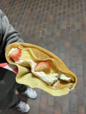 Strawberry Nutella crepe