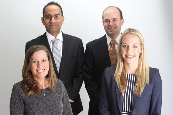 Dr. Anne Fergus, Dr. Elizabeth Chybowski, Dr. Raison Bose & Dr. Tom Goddard.