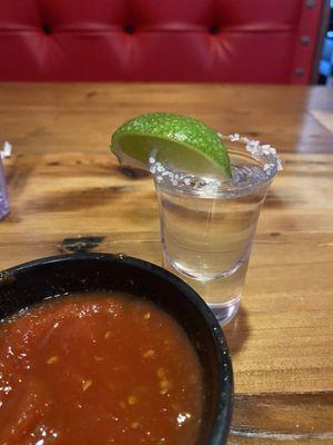 Salsa and tequila