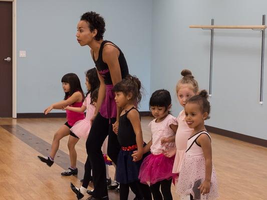 3.5 - 4.5 year-old ballet and tap class