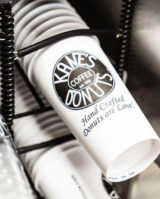 Kane's Donuts is proud to fill these cups with Atomic Coffee Roasters' coffee...locally roasted in Salem, Mass.