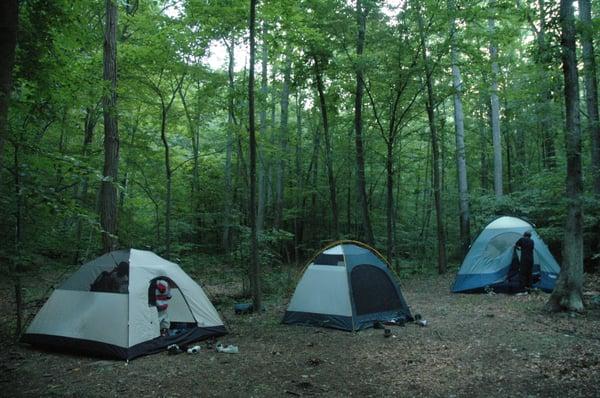 Bear Creek-The rustic overnight camping site