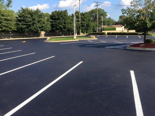 Asphalt paving, repairs, coating and striping