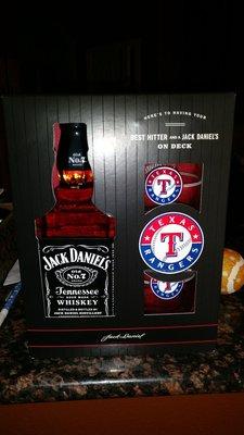 The latest gift box of Jack Daniel's that I purchased from Tarrant Liquor.