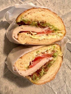 15. Turkey breast, Bacon, & Avocado Sandwich (small)