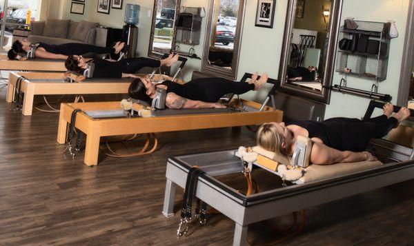 Small group pilates reformer and other apparatus classes