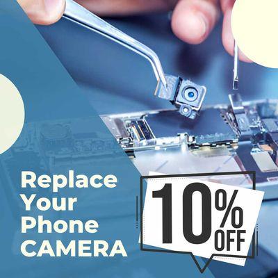 15% discount on mobile repair at cellat stonewood store