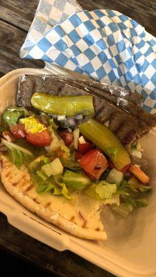 Blend of lamb & beef gyro ($12)