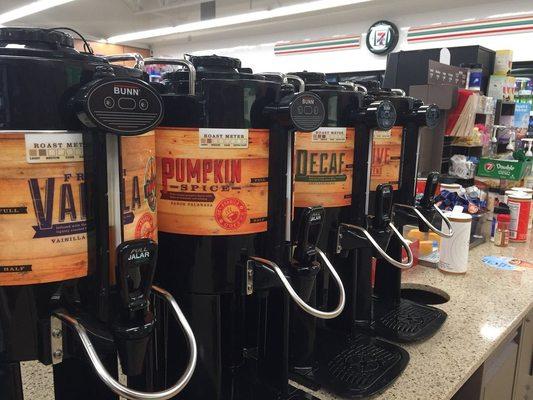 Pumpkin spice coffee is back at 7-11.