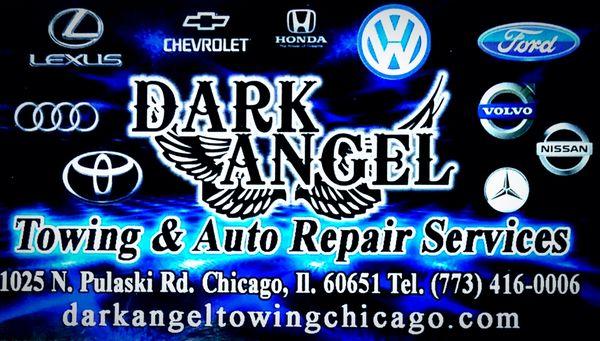 Mechanic shop, used tires sale and towing services in Chicago.