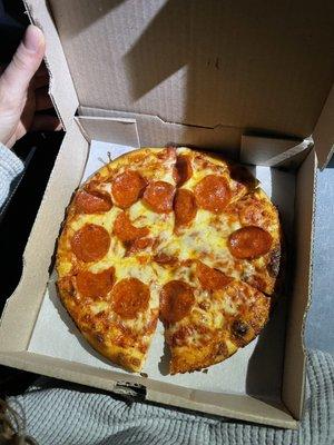 Pepperoni pizza