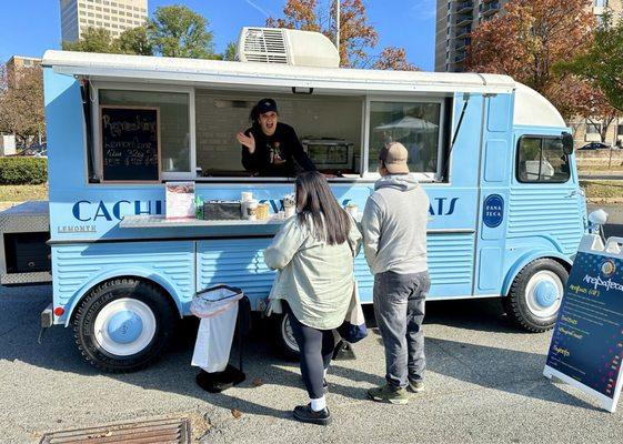 The Arepateca food truck.