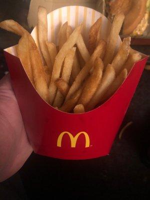 Garbage ass fries. They would have fired me for this when I worked there.